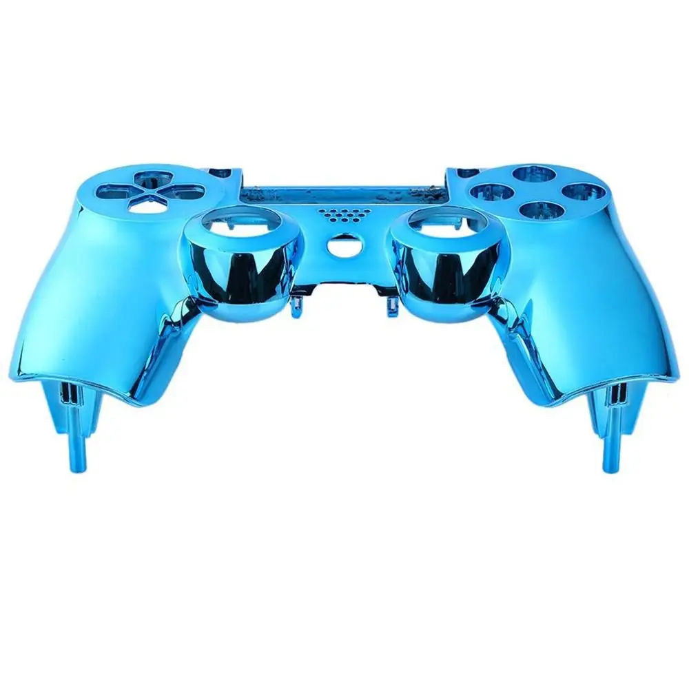 4 цвета Покрытие передний корпус Оболочка Чехол для PS4 DualShock 4 контроллер прохладный внешний вид удобные ощущения легко заменить - Цвет: Blue