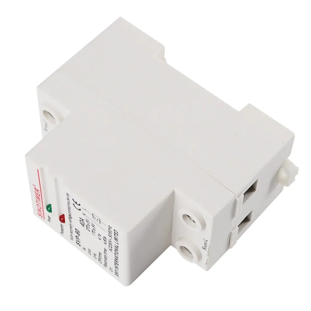 SINOTIMER SVP-60 230 В AC 40A автоматическое восстановление под напряжением над предохранитель напряжения релейный выключатель защитное устройство
