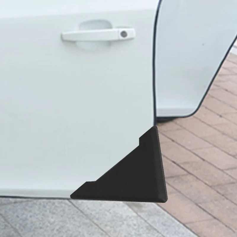 2pcs Silicone Car Door Corner Cover Anti-collision Stickers For Toyota C-hr Prado Rav4 Yaris Hilux Prius Avensis Corolla Camry