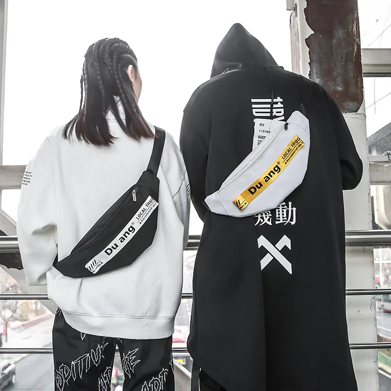

2019 New Style Street Students Shoulder Bag Men's Chest Pack Backpack Dumpling Bag Retro Wallet Cross Square Oblique Any Female