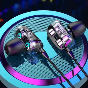 

5 pcs 3.5mm Jack Type C In Ear Wired Earphone 3D Surround Sound Subwoofer Earbud With Microphone For Mobile Phone Tablet PC MP3