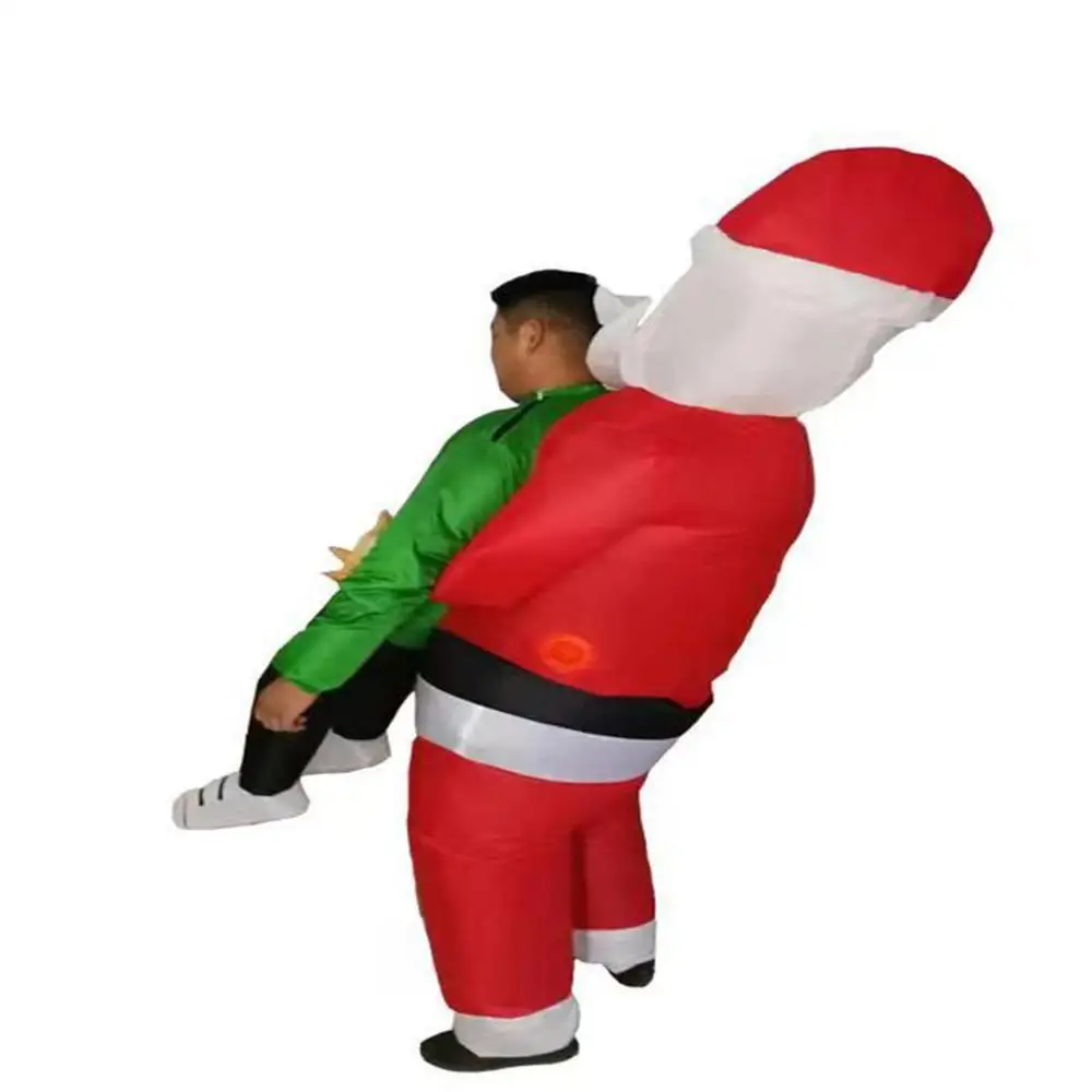 Christmas Santa Claus Hugs Inflatable Costumes With The Same Paragraph Halloween Christmas Dolls Show Props