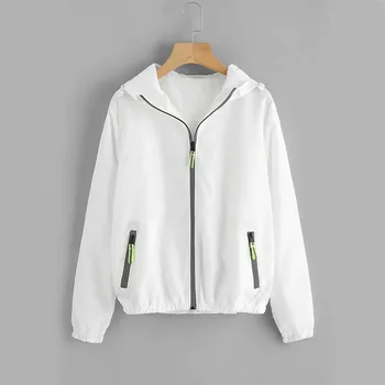 Women Sport Coat Winter Waterproof Jacket Women Casual Fashion Hooded Zipper Rain Jacket Women Softshell Waterproof Jacket 1