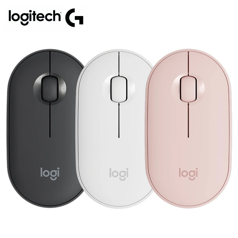 Оригинальная Беспроводная bluetooth Мышь Logitech PEBBLE с двойным подключением