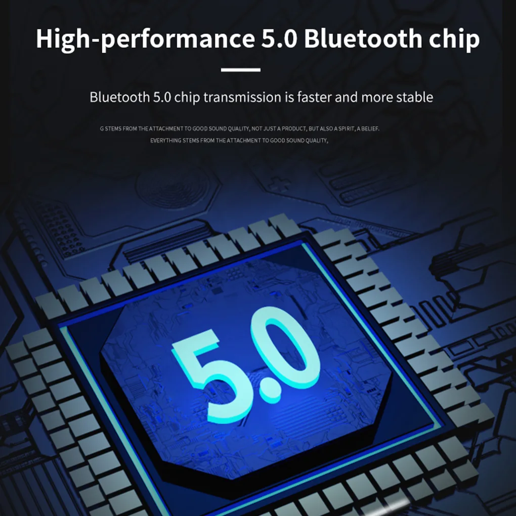 Bluetooth 5 0 Earphone with LED Display Stereo Mini Wireless Headset for iPhone Android Phone Waterproof Sport Headset Earphone