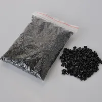 100g/bag origin Italy Strong Adhesion Black Cylindrical Keratin Glue Granule For Hair Extensions Hotmelt Hot Pot Keratin Glue 1
