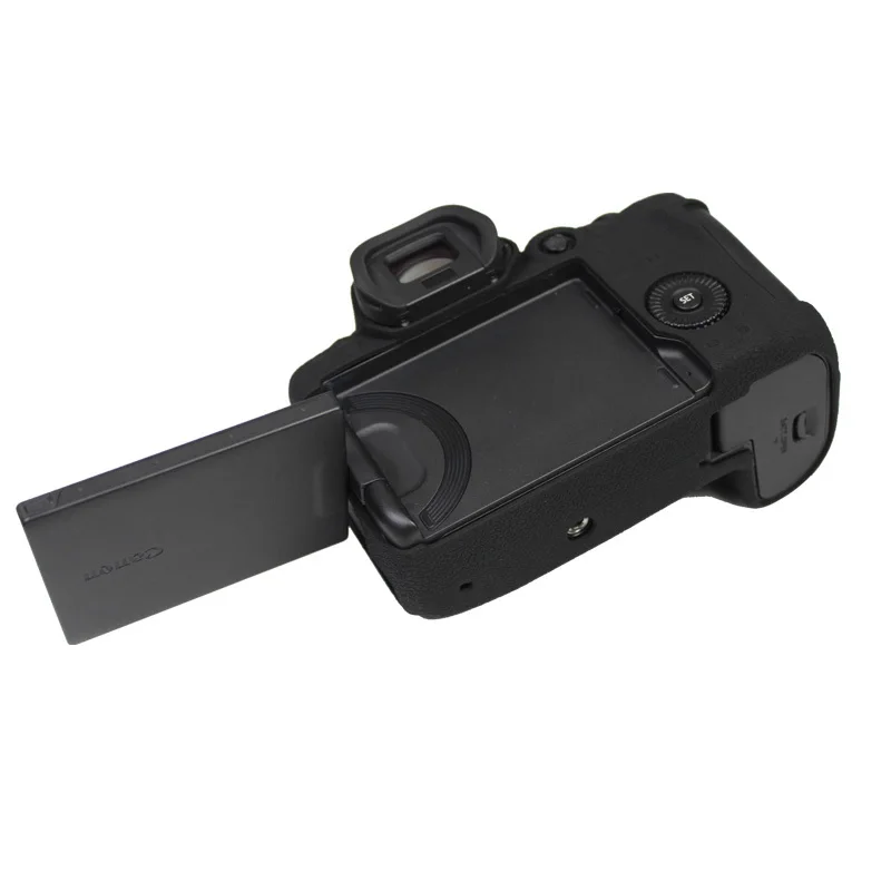 for Canon EOS R5 Camera Cover Silicone Protective Body Case High Grade Litchi Texture For Canon EOS R5 Camera Protector Cover (10)