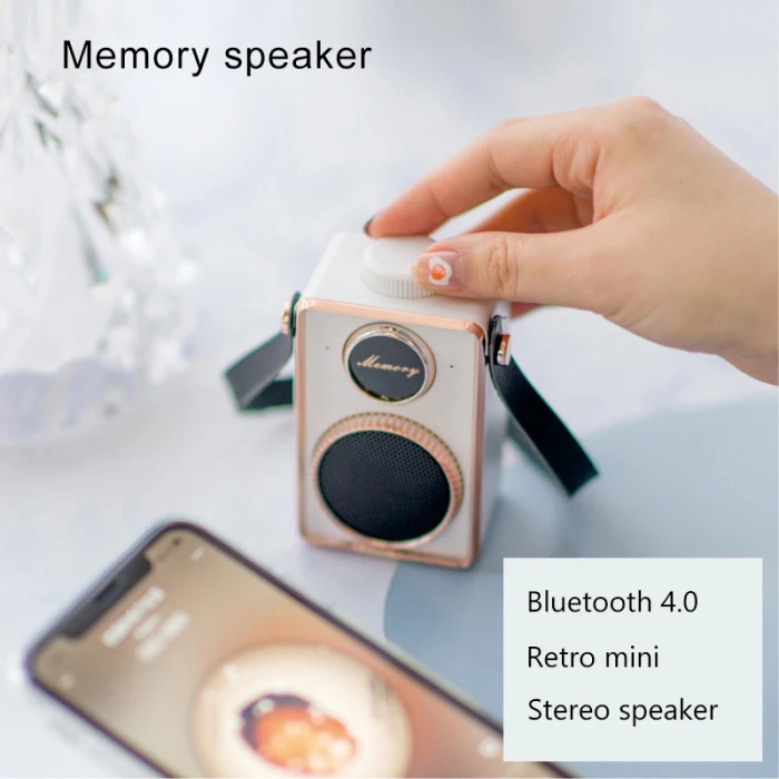 Портативный мини Bluetooth Сабвуфер Звук динамик Ретро Беспроводной Стерео Soundbox новое поступление