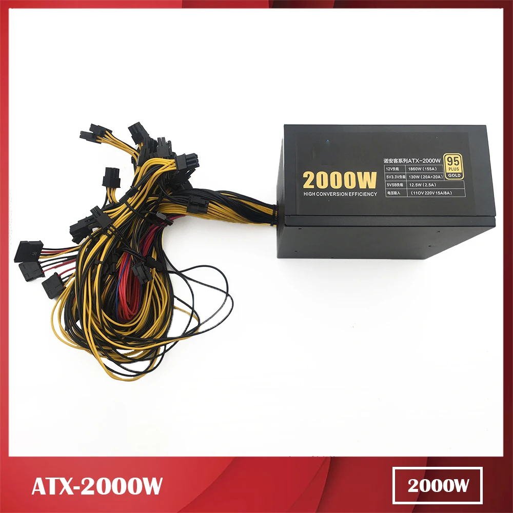 Atx2000w For Dedicated Power Supply, Support Multiple Graphics