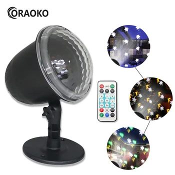 

Led Christmas snow light white snowflake projection lamp snow pattern lamp new laser stage lighting for Christmas Home Party