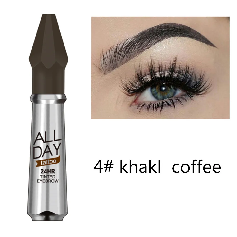 Eyebrow Pencil Marker Tattoo Microblading Long-Lasting Liquid Waterproof for -E Fork-Tip