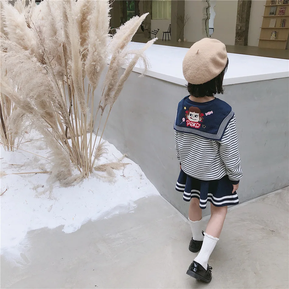 Tonytaobaby/Новинка; зимний детский костюм для мальчиков и девочек с милым рисунком в морском стиле; костюм для мальчиков и девочек