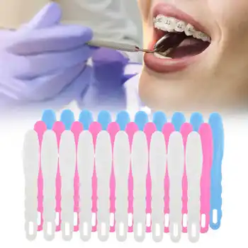

10Pcs Professional Disposable Plastic Dental Mixing Spatula Dental Supply Tool Oral Care Teeth Whitening Tools Set Accessories