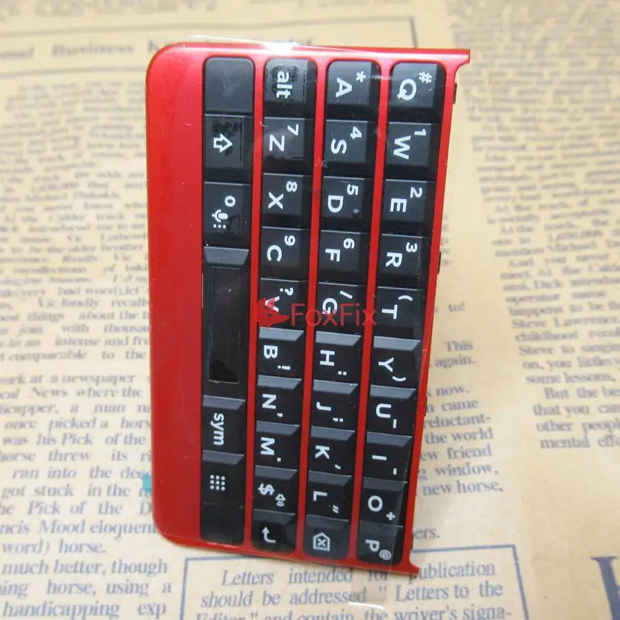 Оригинальная клавиатура для BlackBerry Key2 кнопка клавиатуры с гибким кабелем для BlackBerry KeyTwo клавиатура на замену черный серебристый красный