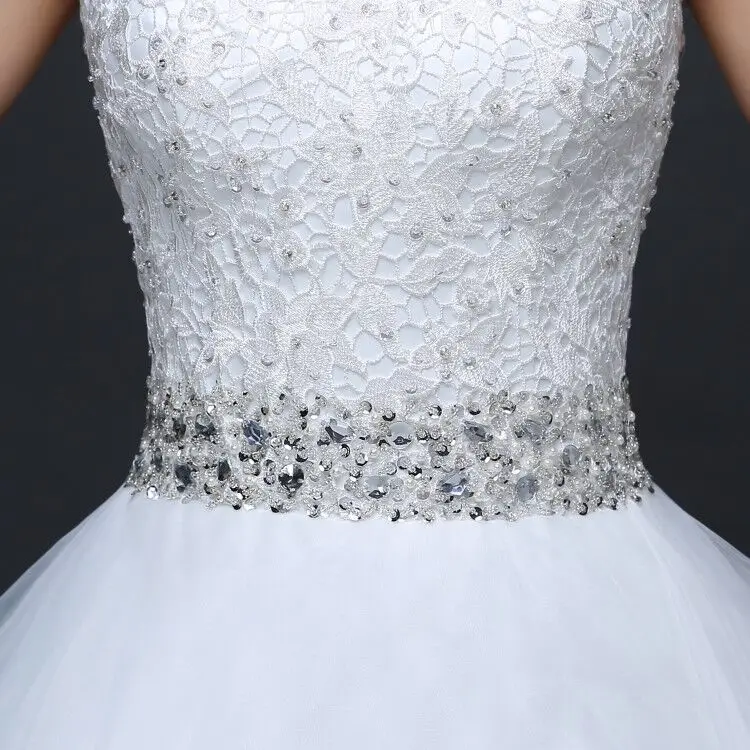 Новинка Vestidos de Novia, винтажное бальное платье, Тюлевое свадебное платье,, Качественное кружевное свадебное платье принцессы