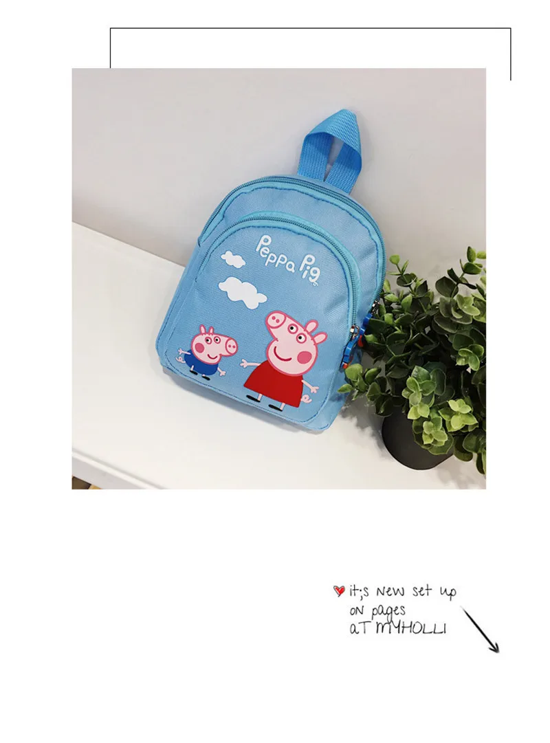 Peppa Pig Peggy/Детская Холщовая Сумка на плечо, мини-сумка, подарок для детей 1-4 лет