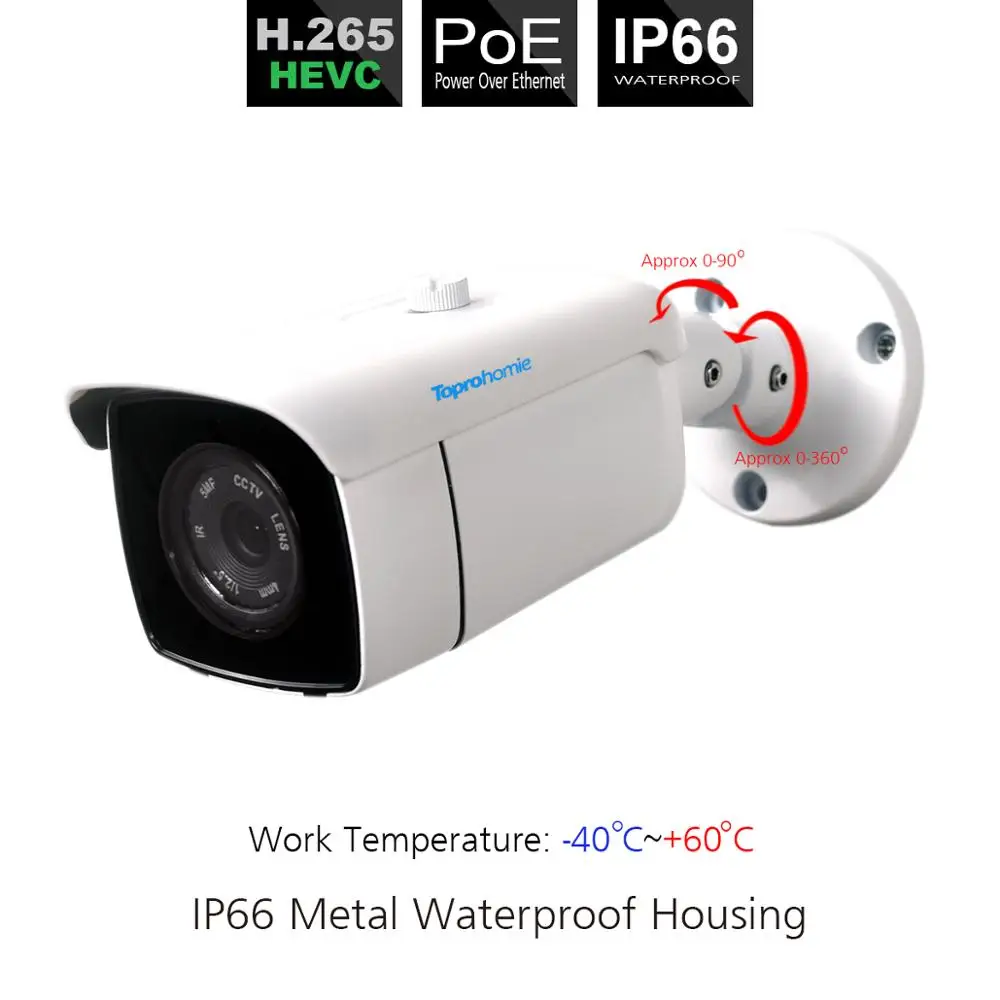 H.265 8CH POE 5MP система NVR 48V супер 5Mp безопасности Открытый водонепроницаемый IP камера