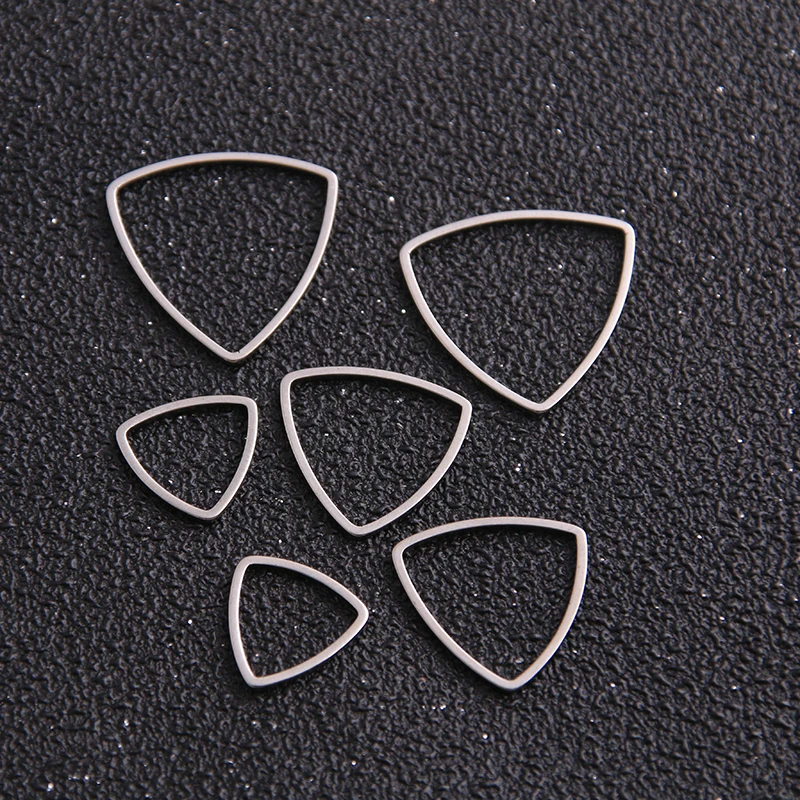 15Pcs 3 Size Geometric Charm Stainless Steel Pendant Open Bezels Pressed Resin Frame Mold Bezel DIY Jewelry Making | Украшения и