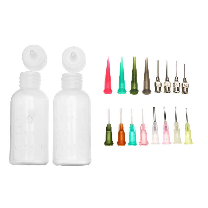 

30ml Plastic Henna Tattoo Bottle Body Paint Metal Nozzle Applicator Drawing Bottle With Sealing Cap For Stencil Paste Cream