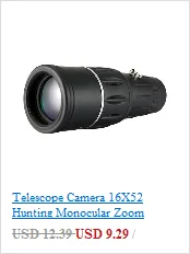 8000M 16x52 High Definition Compact Monocular Zoom Telescope Scope Coating Optic Lenses For Hunting Camping Surveillance