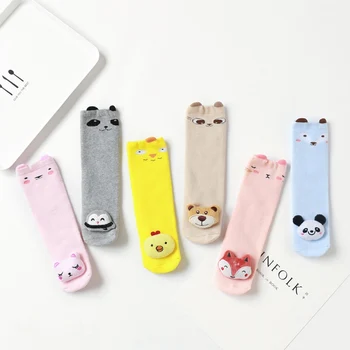 

Cute Baby Socks 12-24 Months Newborn Baby Cartoon Animal Pattern Soft Sole Sock Girls Infant Toddler Anti-slip Floor Socks H Hot