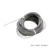 1PC Laundry Clotheslines 304 Stainless Steel Long Roll of 50 Meters Hard Sturdy Steel Steel Wire Ropes 1
