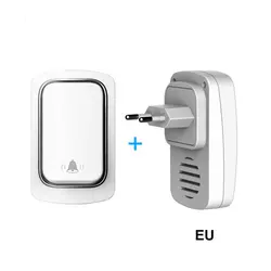 Sonnette sans fil auto alimentée, sans batterie, étanche, modèle d'apprentissage Intelligent 