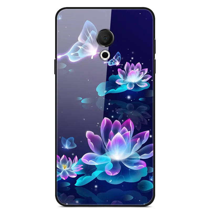 41 Для Meizu 15 Lite чехол M15 закаленное стекло Жесткий чехол для телефона s для Meizu 15 Lite задняя крышка 5,46 ''мягкий бампер для Meizu 15 Lite M 15 - Цвет: 41