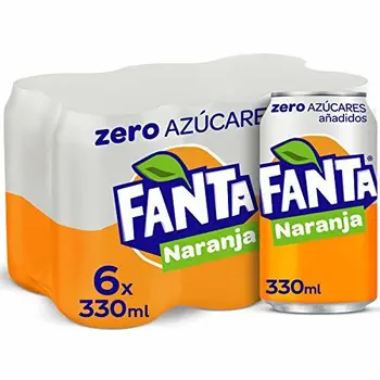 

Fanta Orange Zero Soft Drink, 330ml