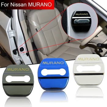 

Car styling stainless steel door lock cover decorative anti-rust protective For Nissan MURANO z50 z51 z52 radio accessories