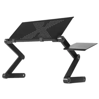 

Portable Laptop Desk TV Bed Lapdesk Tray Adjustable Assembled Folding Table for Laptop Computer Stand Desk Stand With Mouse Pad