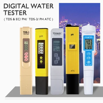 

High Accuracy 0.01ph Digital PH Meter Tester TDS Meter Pen 0-14PH /0-9990 PPM for Drinking/ Food/ Lab PH Water Purity Monitor