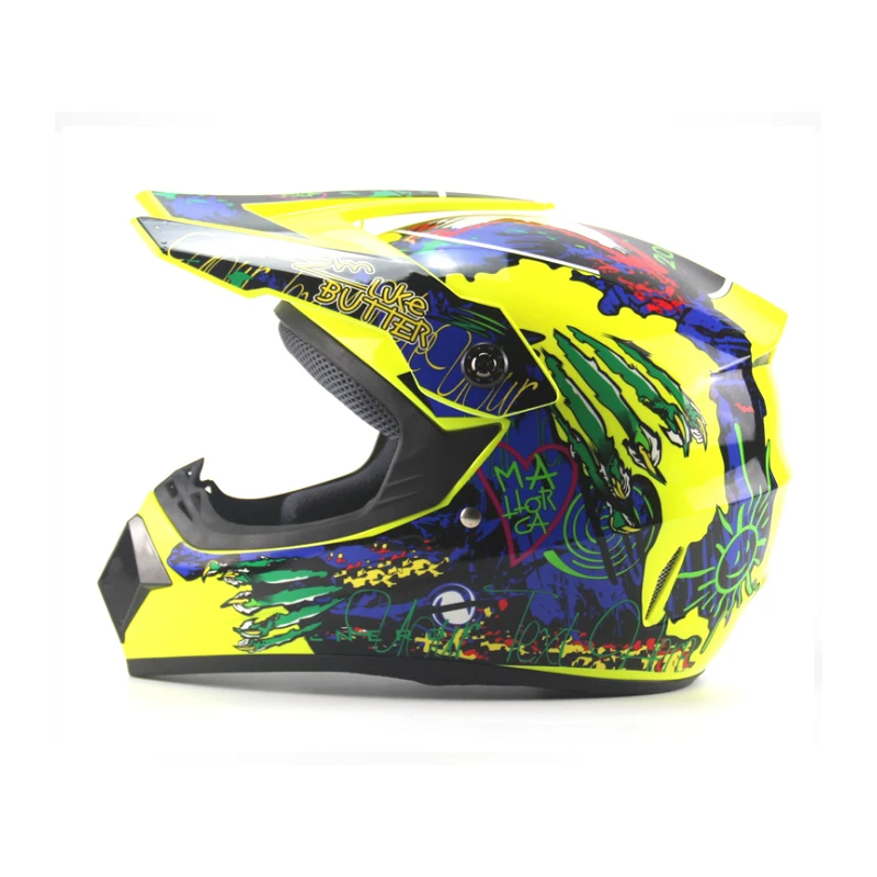 yellow 5 Лидер продаж внедорожные шлемы горные Гонки Горный полный шлем rcycle moto cross casque capacete горные велосипедные шлемы - Цвет: yellow 5