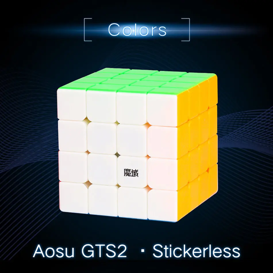 Moyu Aosu GTS2M MoYu GTS2 4x4x4 Cube и V2 4x4 Магнитный куб головоломка Профессиональный Aosu GTS 2 м скоростной куб Развивающие игрушки для детей