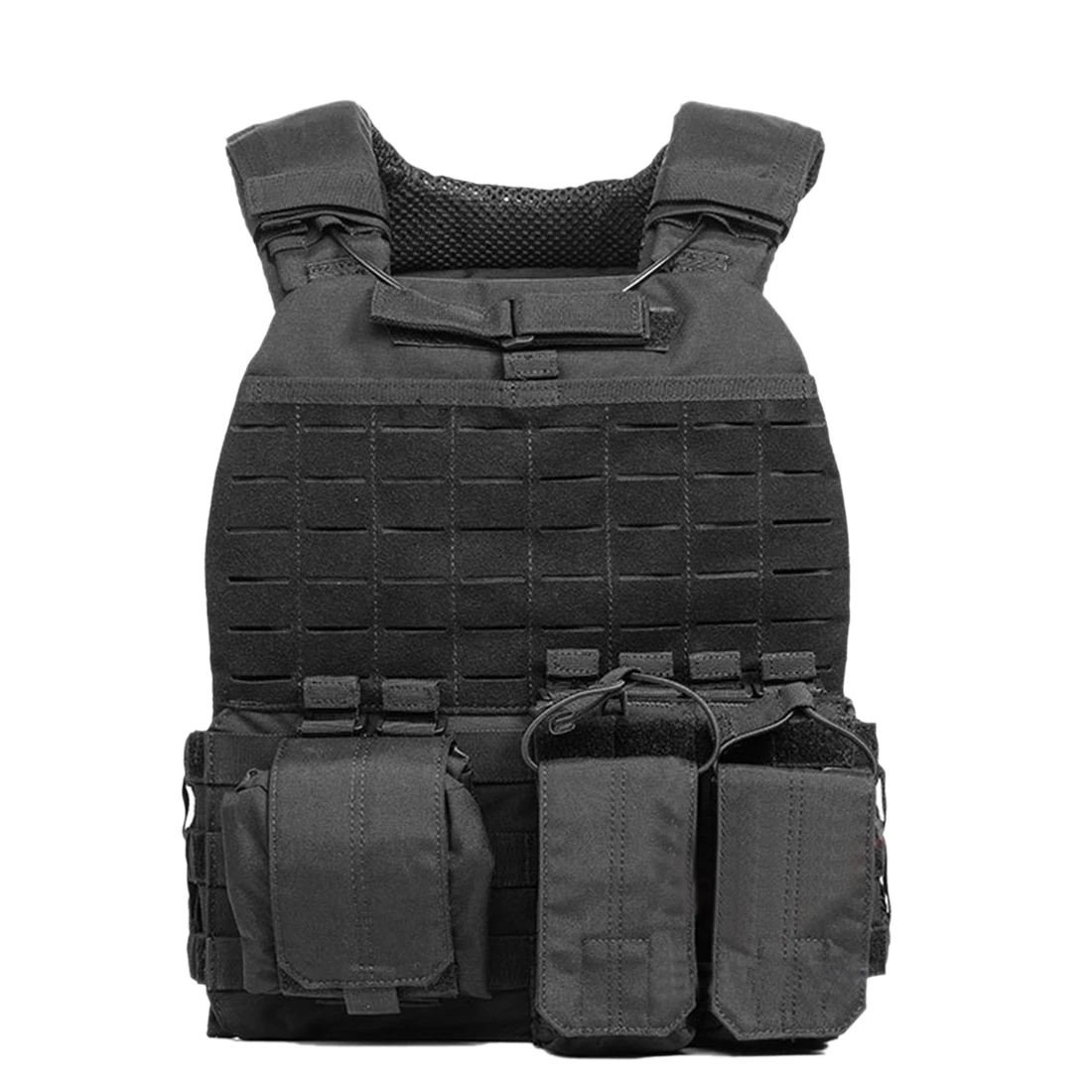 

Yakeda 600D Nylon Multifunctional Tactical Vest with Hidden Rescue Device Outdoors Tactics Accessories - Black