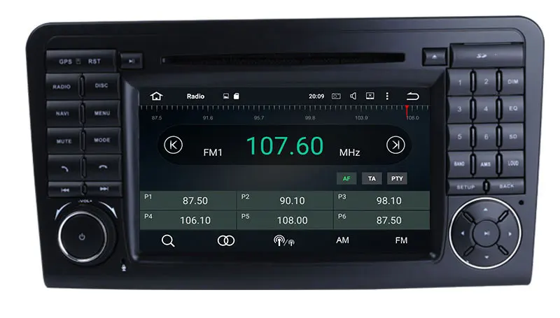 Top Android 9.0 Octa Cores Car DVD GPS Player For Benz ML W164 W300 ML350 ML450 ML500 GL X164 GL350 GL450 GL500 Radio Stere Carplay 9