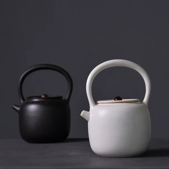 

LUWU BIG CAPACITY CERAMIC TEAPOTS TRADITIONAL CHINESE KUNG FU TEA POTS DRINKWARE 1000ML