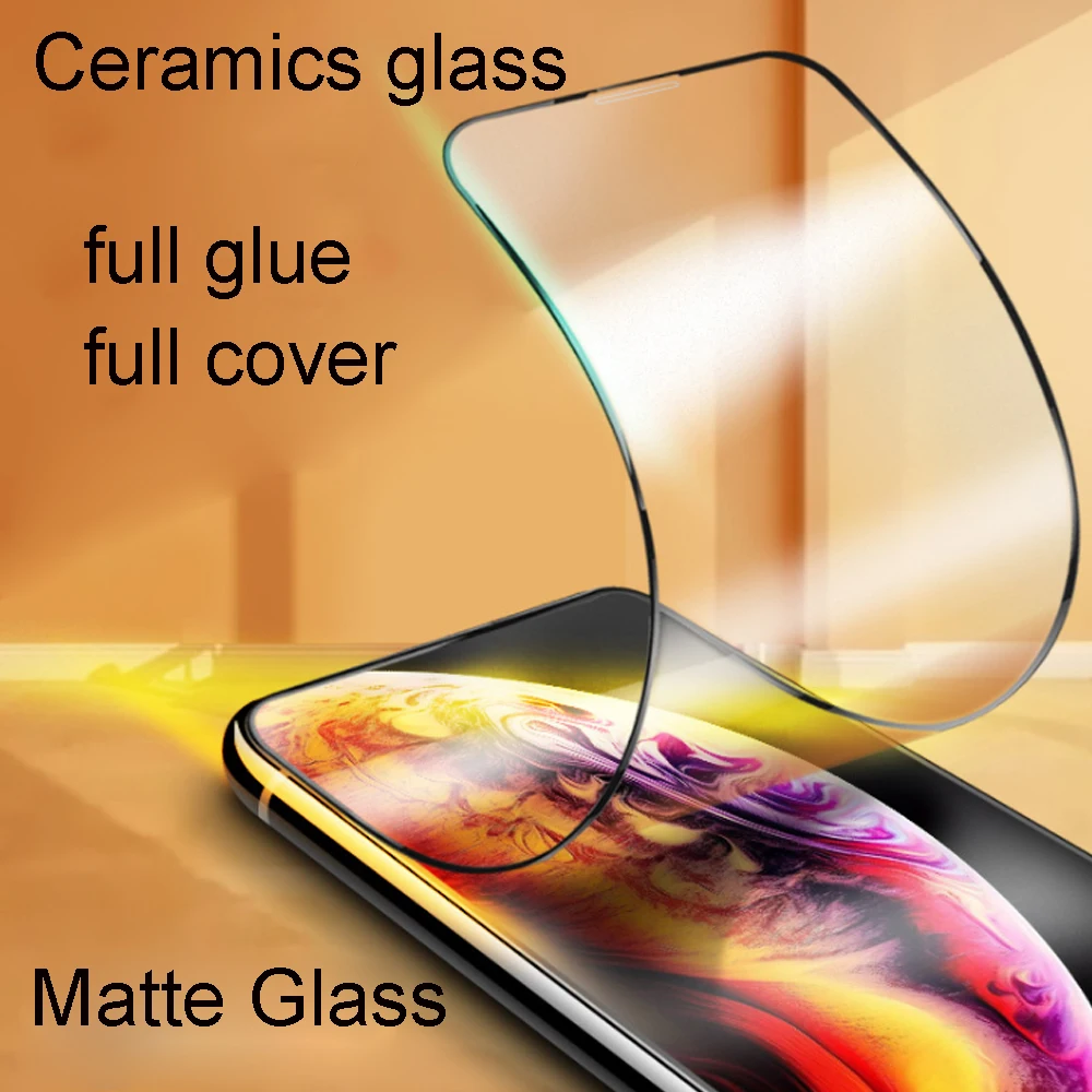 

11D Ceramic Film for Huawei Nova 5 Pro 3E 3 3i mate 20 30 P30 P20 Y7 Y6 Prime Y9 2019 Matte Screen Protector Soft Frosted Glass