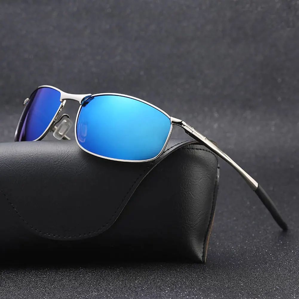 Marke Polarisierte Sonnenbrille Metallrahmen Quadrat Klassische Männliche Sonnenbrille Männer Fahren Sonnenbrille Shades Goggle Hohe Qualität_voghion.com