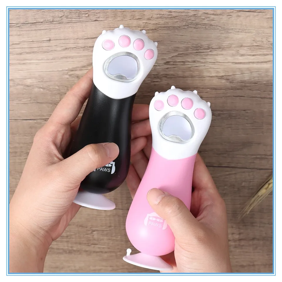 Cat Paw Magnet Bottle Opener - Animal Pattern Stainless Steel and Rubber  Opener with Strong Magnet Attachment - 12-14cm Size. – pocoro