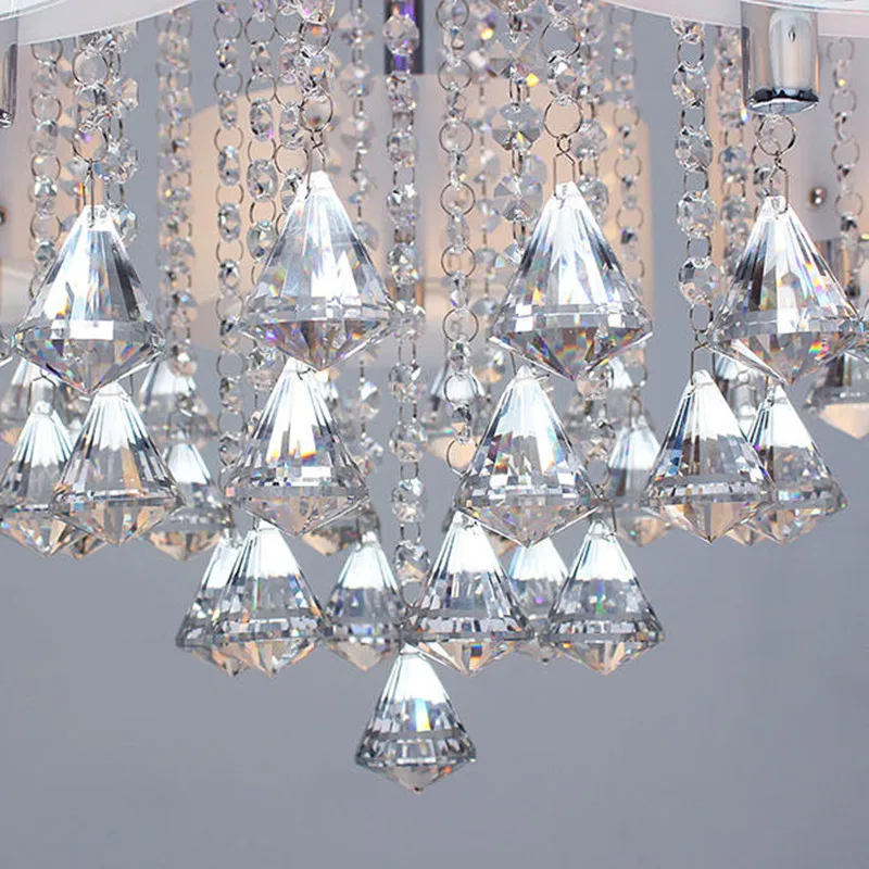Crystal Romatic Ceiling Lights for Living room bedroom sitting room light Acrylic Lampshades ceiling flush light