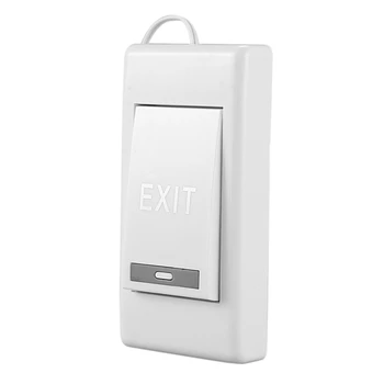 

Exit Push Release Button Panel for Electric Door Strike White