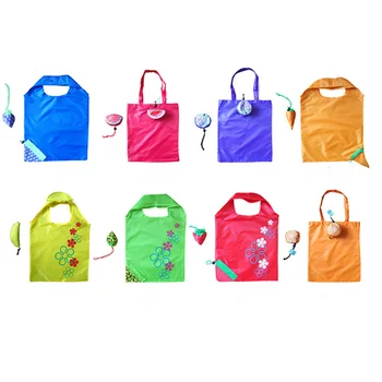 

Vogvigo Women Shopping Bag Environmental Storage Bag Foldable Handbag Strawberry Reusable Folding Grocery Nylon Eco Tote Bag