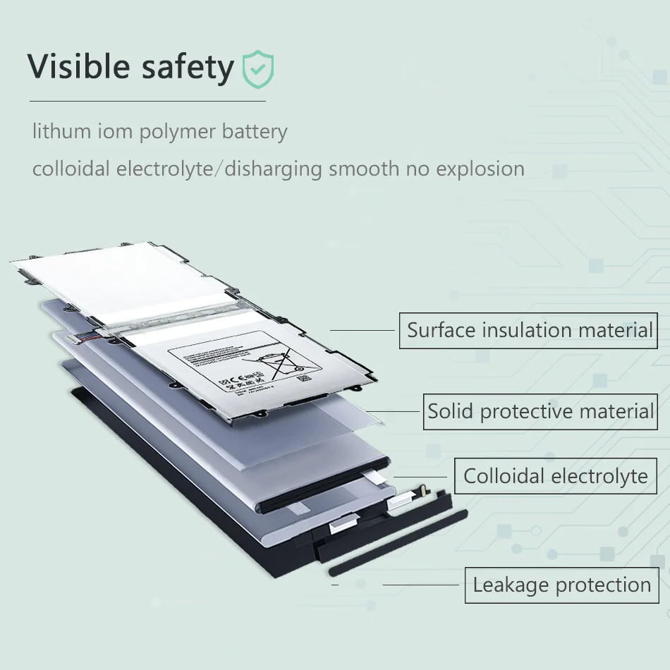 Планшет Батарея T4500E T4500C 6800 мАч для Samsung Galaxy Tab 3 10,1 GT P5200 P5210 P5220 P5213