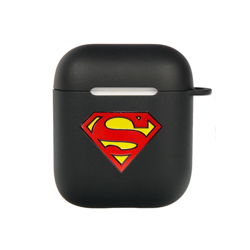 I302938 Горячая Marvel Капитан Америка беспроводной Bluetooth чехол для наушников для Apple AirPods 1 2 защитный чехол s наушники крышка зарядная коробка - Цвет: I302938