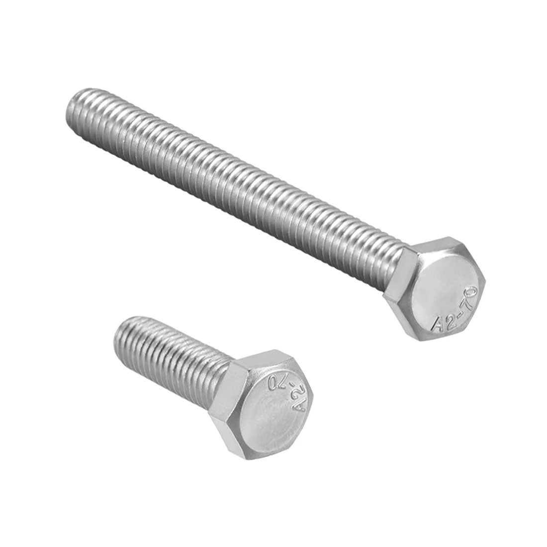 

uxcell 5pcs M8 Thread 20mm-110mm Length 304 Stainless Steel Hex Head Screws Bolts Fixing component construction fasteners