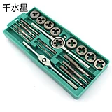 Screw Die Tap Wrench 20PCS Screw Die Set Tooth Socket Handmade Manual Tapping Tools 1 Set of Drilling Non-Porous