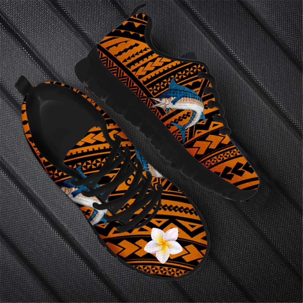 

Zapatos Planos Cute Polynesian African Tribal Pacific Print Summer Sneakers For Women Spring/Autumn Footwear Ladies Flat Shoes