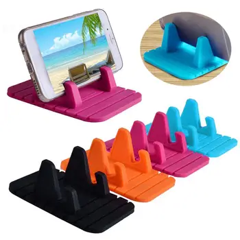 

Soft Silicone Mobile Phone Holder Car Dashboard GPS Anti Slip Mat Desktop Stand Bracket for iPhone XS Xr Samsung Tablet
