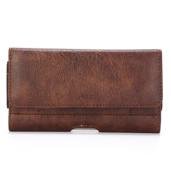 

Wallet Case For Samsung Galaxy Note 10 /s10/s20/S7edge/Note 5/Note 4/Note 3, Leather Belt Pouch Case , 5.5"Phone Holster Pouch